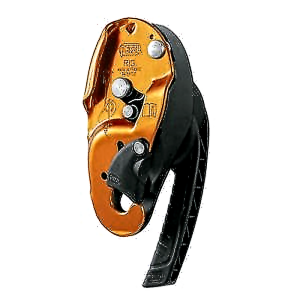 Descensor autofrenante RIG Petzl