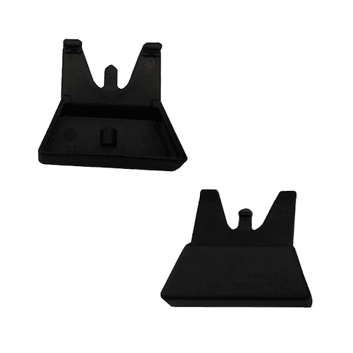 Encaje del casco para soporte de la visera o auriculares