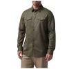 Camisa Gunner Solid de manga ancha