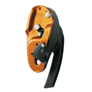 Descensor autofrenante RIG Petzl