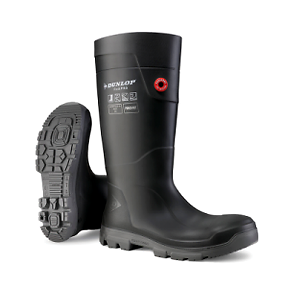 Dunlop Purofort FieldPro EH Full Safety (Carbón/Gris)