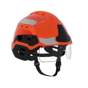 Capacete-GALLET-F2-XR-laranja-Fluo-c-oculos